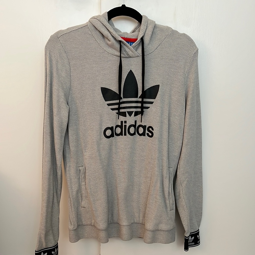 Gray adidas hoodie